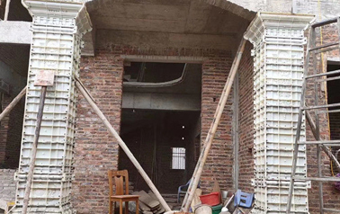 别墅修建要用到哪些类型的罗马柱模具