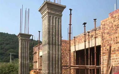 农村建房用什么罗马柱模具